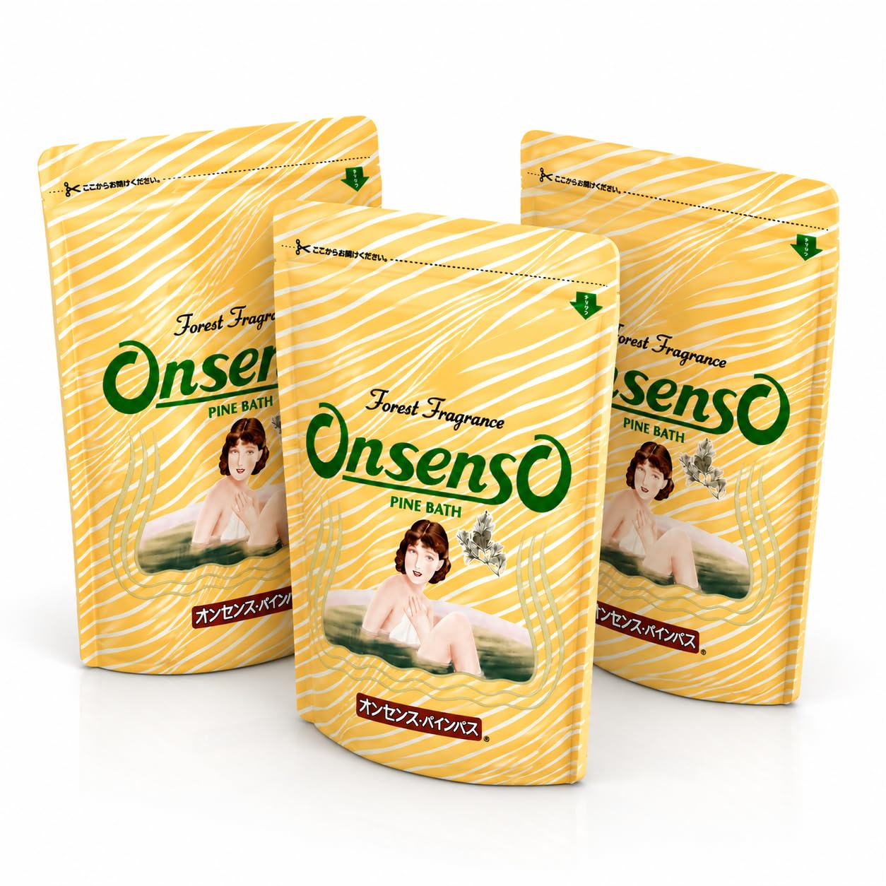 Amazon | オンセンス・パインバス（2.1kg/3袋） | 松の成分配合