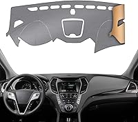 Vista 20 de KEYOOG Cubierta de tablero Tapete de salpicadero Compatible con Hyundai Tucson 2015-2010, 2015 IX35 (para transmisión manual izquierda), tapete