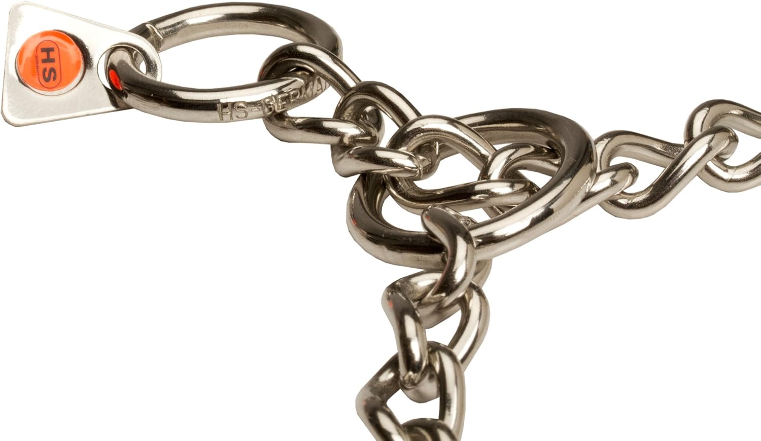 Herm Sprenger Stainless Steel Short Link Chain Collar with Round Chain - 3.0 mm x 20 inches