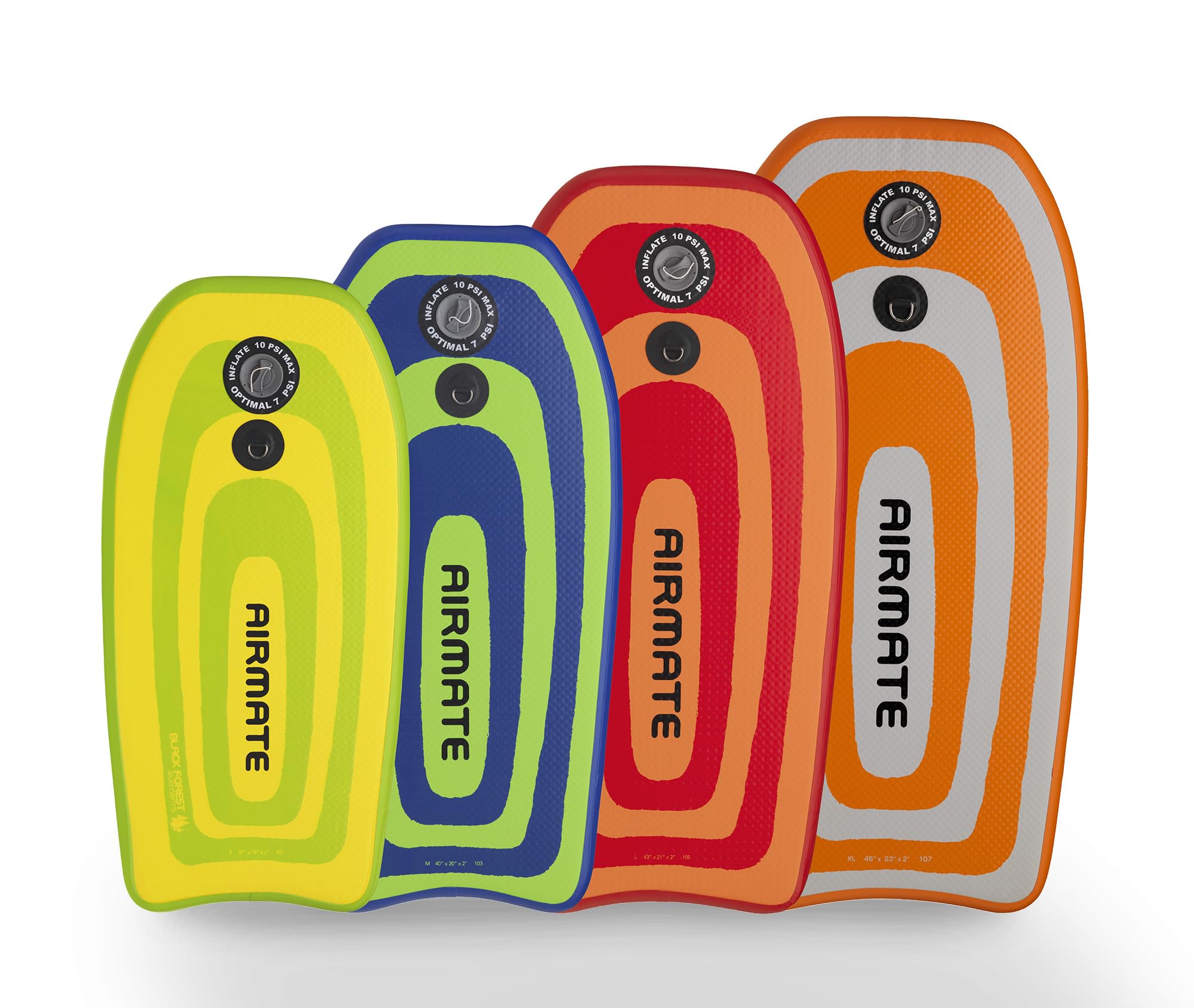 AIRMATE M 40 " Bodyboard Inflatable - Boogieboard aufblasbar - Sportgerät - Für Erwachsene