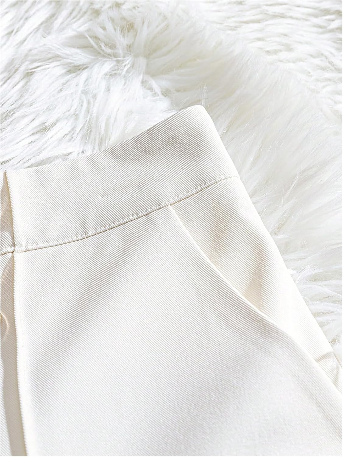 Floerns Women's Dressy Summer Button Front Shorts Elegant Pleated High Waisted Straight Leg Work Shorts - Image 4