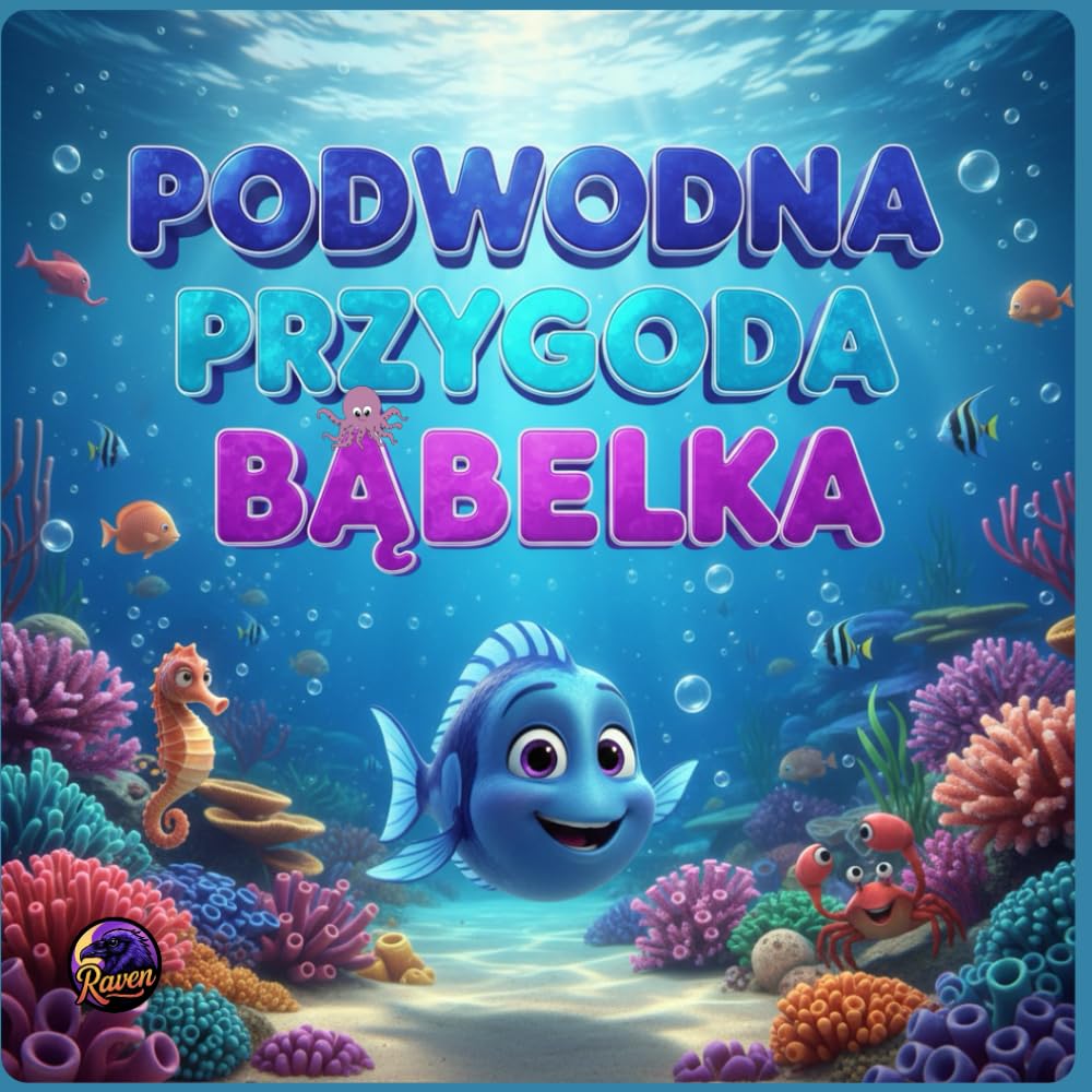 PODWODNA PRZYGODA BĄBELKA: Kolorowa bajka o odwadze i przyjaźni, Magiczna podróż po podwodnym świecie, Radosna opowieść dla dzieci 3–7 lat, ... świata, Przygoda, która uczy i bawi