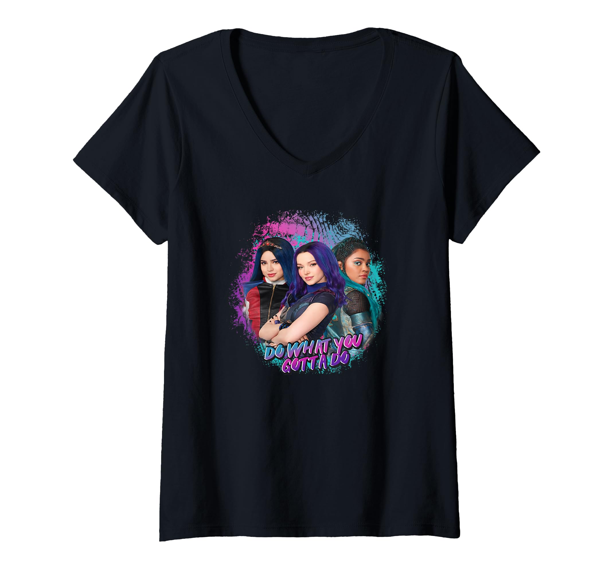 T-shirt Descendants 3 Disney col V femme haut graphique Do What You Gotta Do - 2