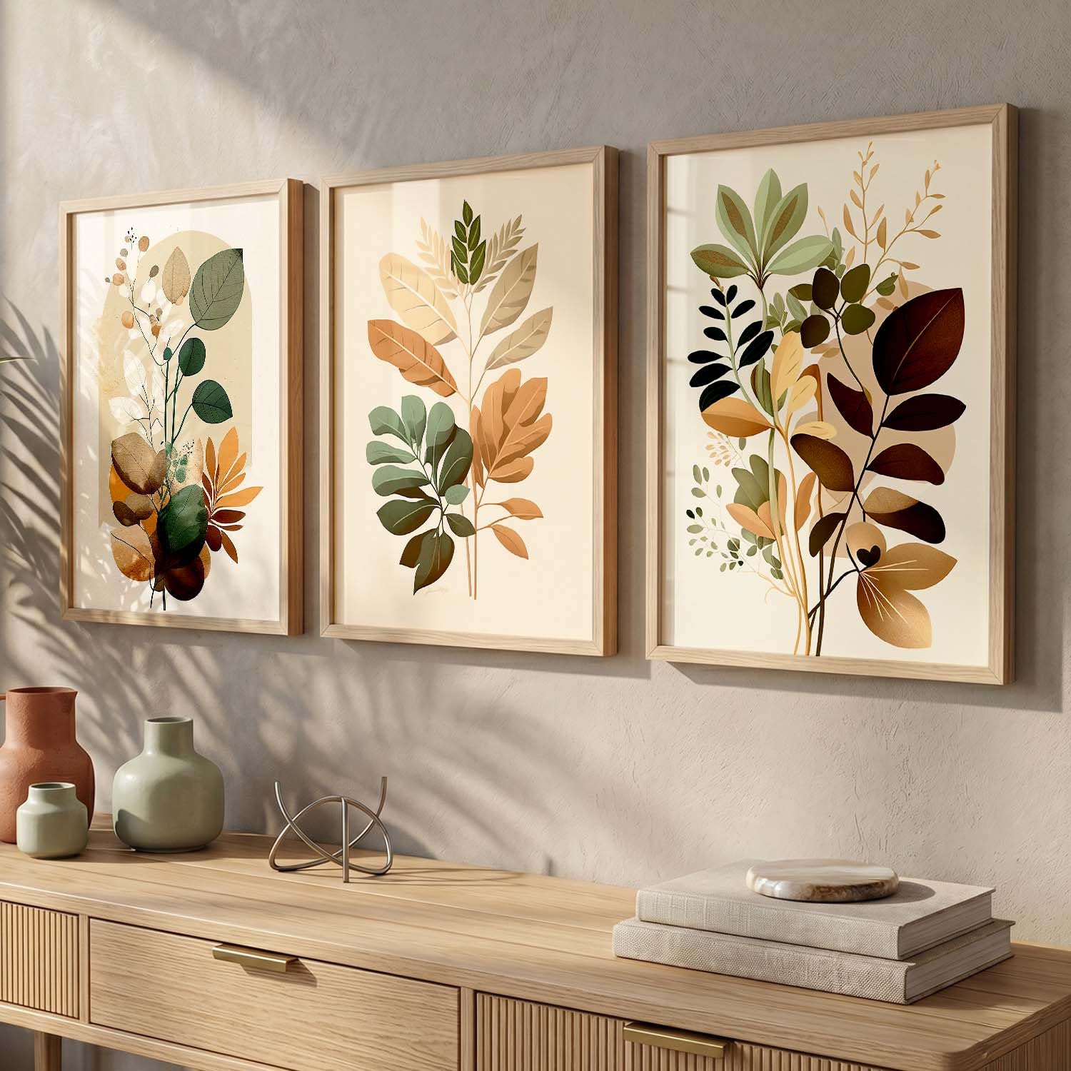 kotart Painting for Wall Decoration - Modern Art Wall Decor Framed Painting for Living Room Bedroom - Framed Wall Posters/Paintings with Frame Set of 3 (Modern Wall Decor, 29)-image-31