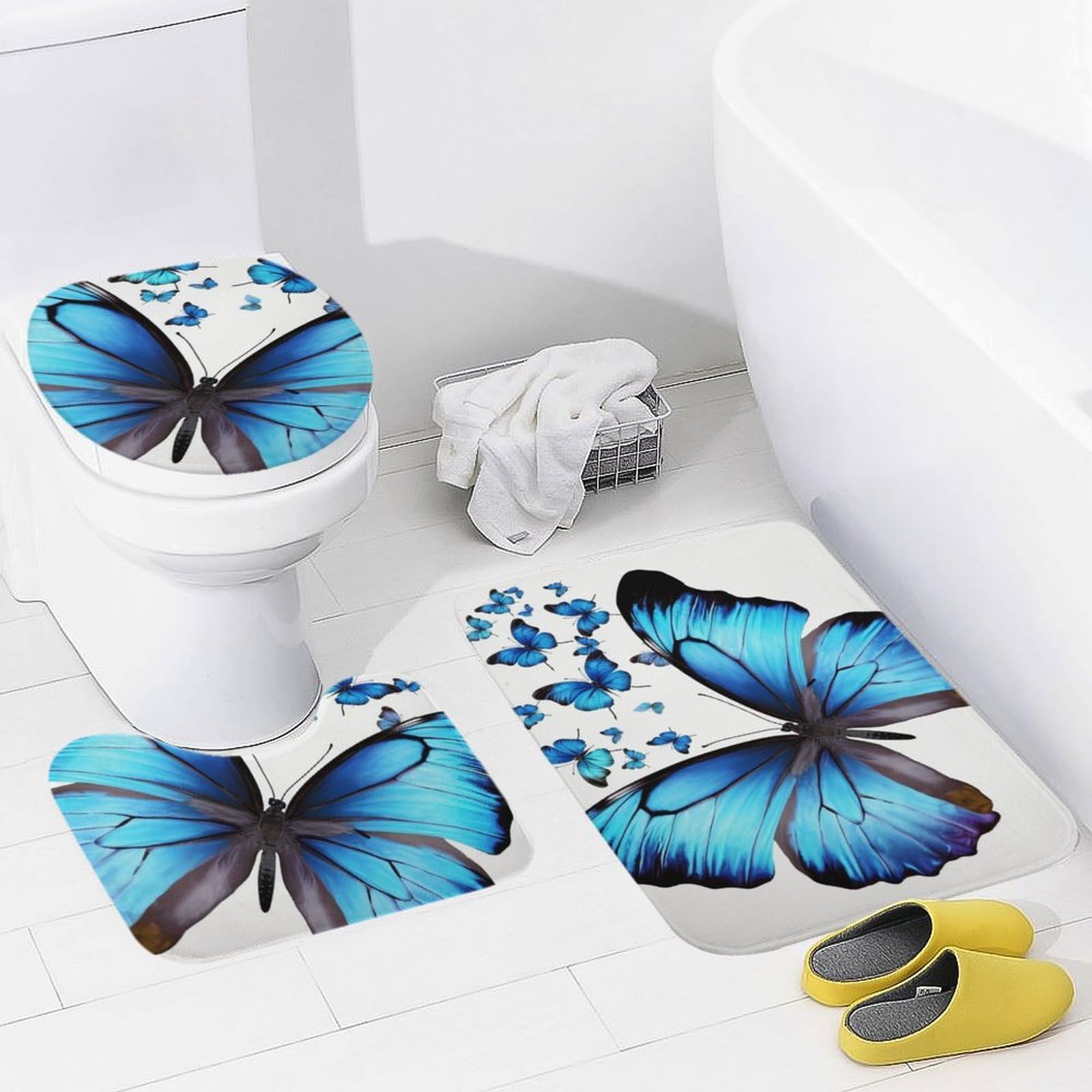 Naturestep Rug Butterfly Butterfly Bathroom Rug Butterfly Bath Rugs For Bathroom Non Slip