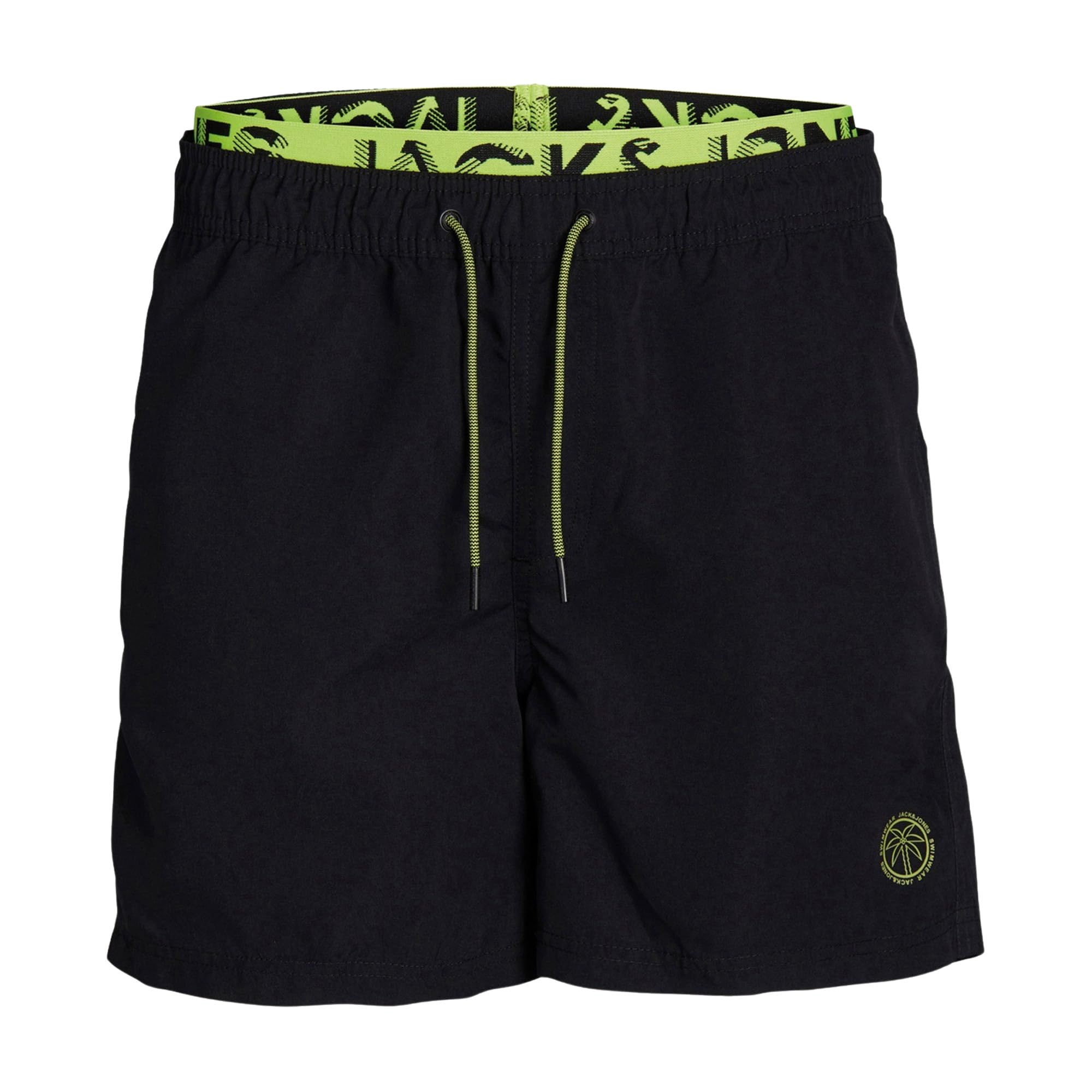 Jack & Jones Jpstfiji Jjswim Db WB Neon LY Jnr Bañador Corto para Niños