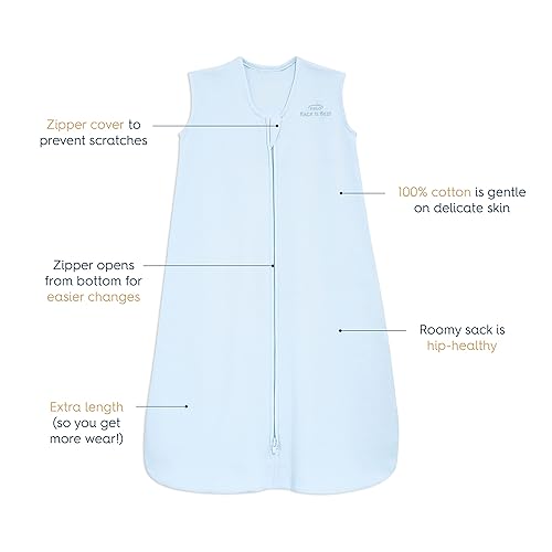 Miniatura 2 de Halo Saco de dormir - Manta de algodón para llevar color azul bebé talla L