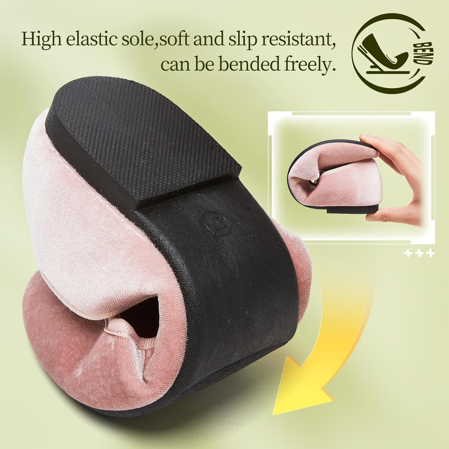 Women's Velvet Ballet Flats Casual Dress Shoes Soft Slip On Shoes Comfortable Dressy Flat Shoes Loafers for Work Wedding