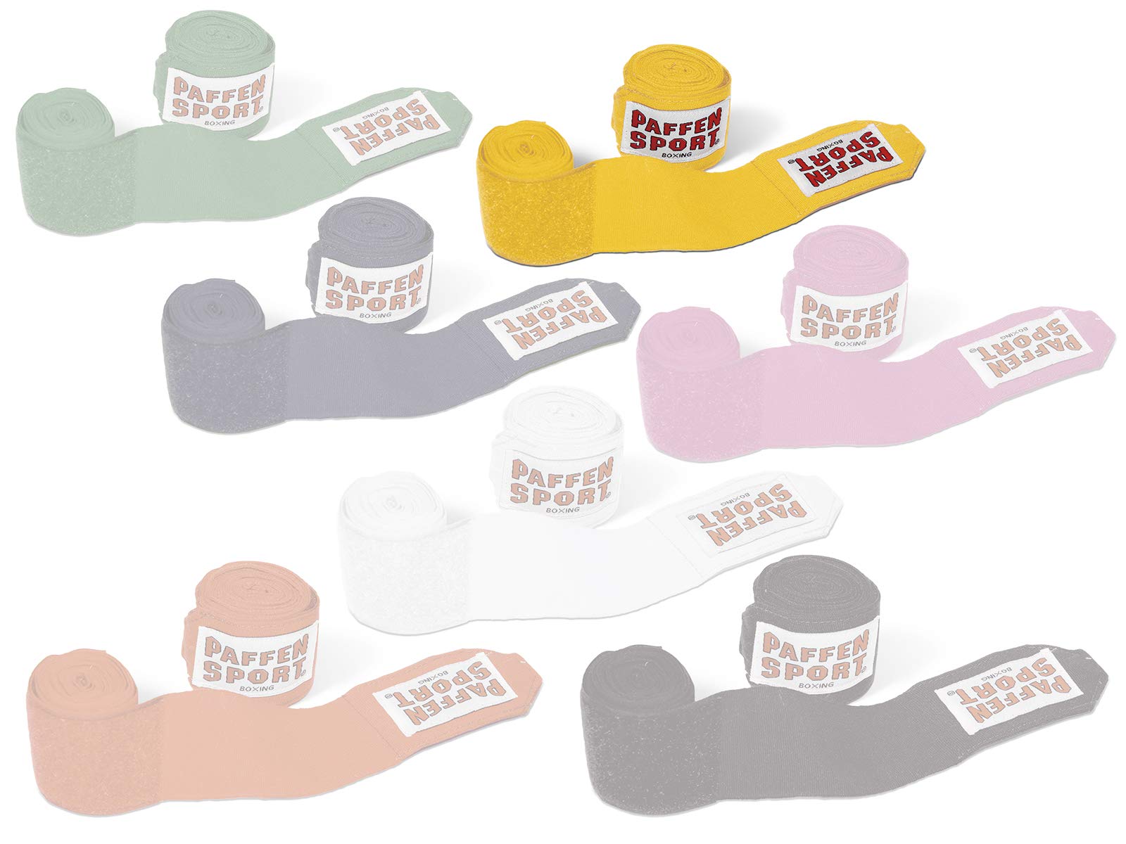 PAFFEN SPORT Bandes De Boxe Pour Enfants – 1,5 M, élastiques, Passant Pouce, Scratch Rouge/bleu – Arts Martiaux