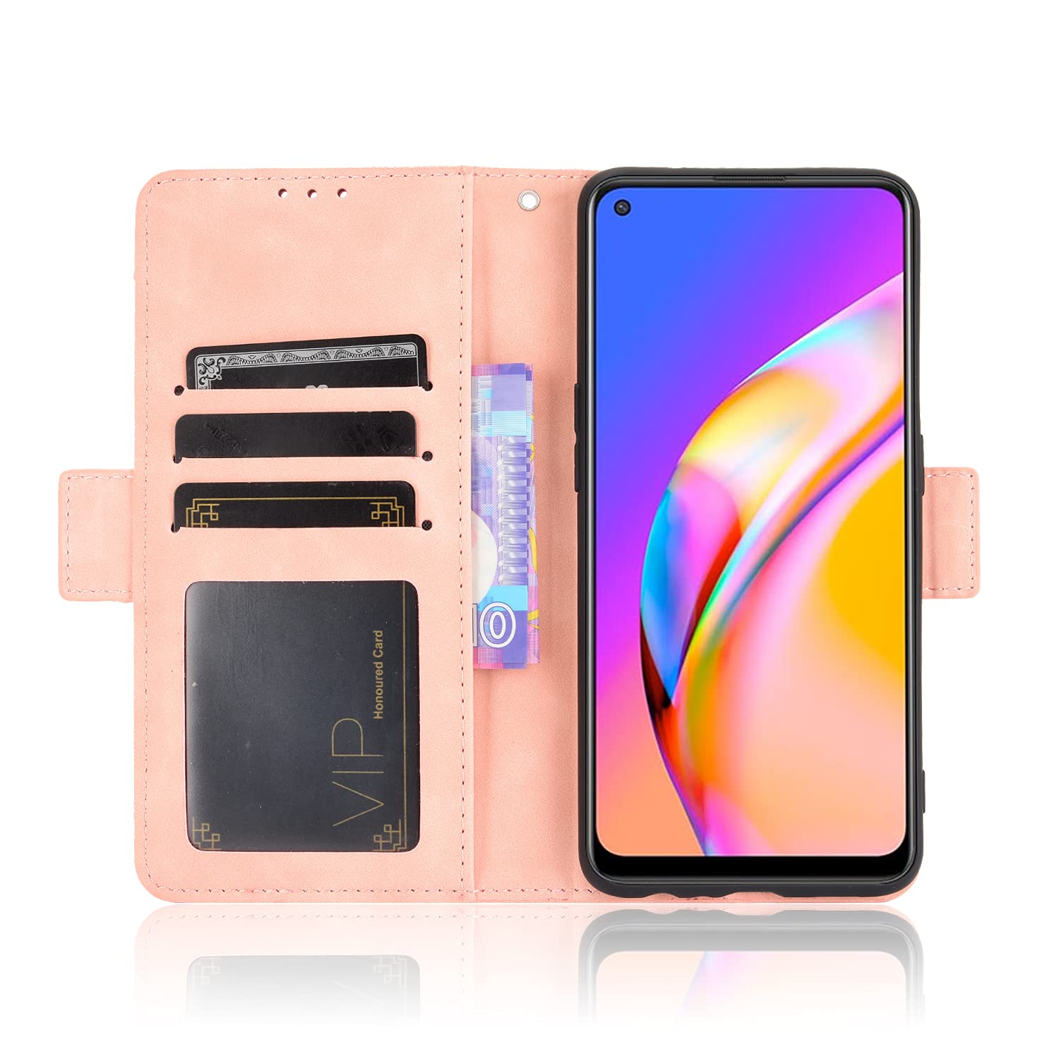 Asuwish Custodia per cellulare Oppo A94 5G/A95 5G/Reno 5Z/F19 Pro+ Plus