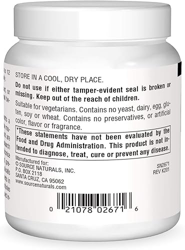 Miniatura 2 de Source Naturals Comodidad de glutamina, apoya el forro gastrointestinal saludable y la permeabilidad*, polvo de 4 onzas