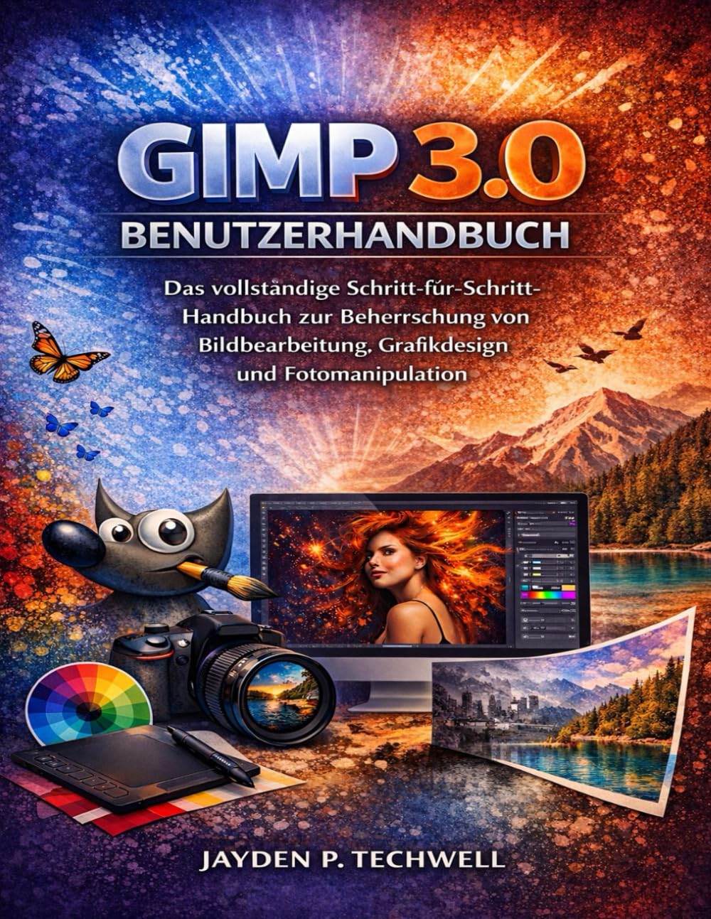 GIMP 3.0 BENUTZERHANDBUCH: Das vollständige Schritt-für-Schritt-Handbuch zur Beherrschung von Bildbearbeitung, Grafikdesign und Fotomanipulation