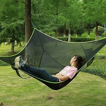 価格見直し❗ハンモック  3wayハンモック/寝袋/マット 耐荷重300kg ハンモック 3way キャンプ用 (ハンモック / 寝袋 / マット等の