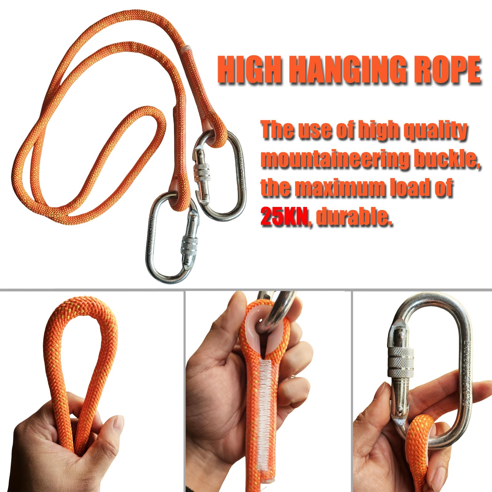 Snapklik.com : DANGONGLI Treestand Rope Linemans Rope For Hunting, Tree Stand Line, Tree Tether ...