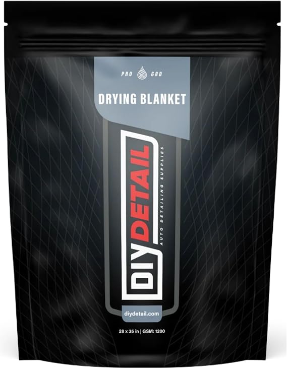 diy detail Drying Blanket ExtraLarge 1200 GSM MicroTwistLoop Microfiber Towel 28 35 for Car, Truck & Glass Drying Edgeless, LintFree, ScratchSafe Made in Korea