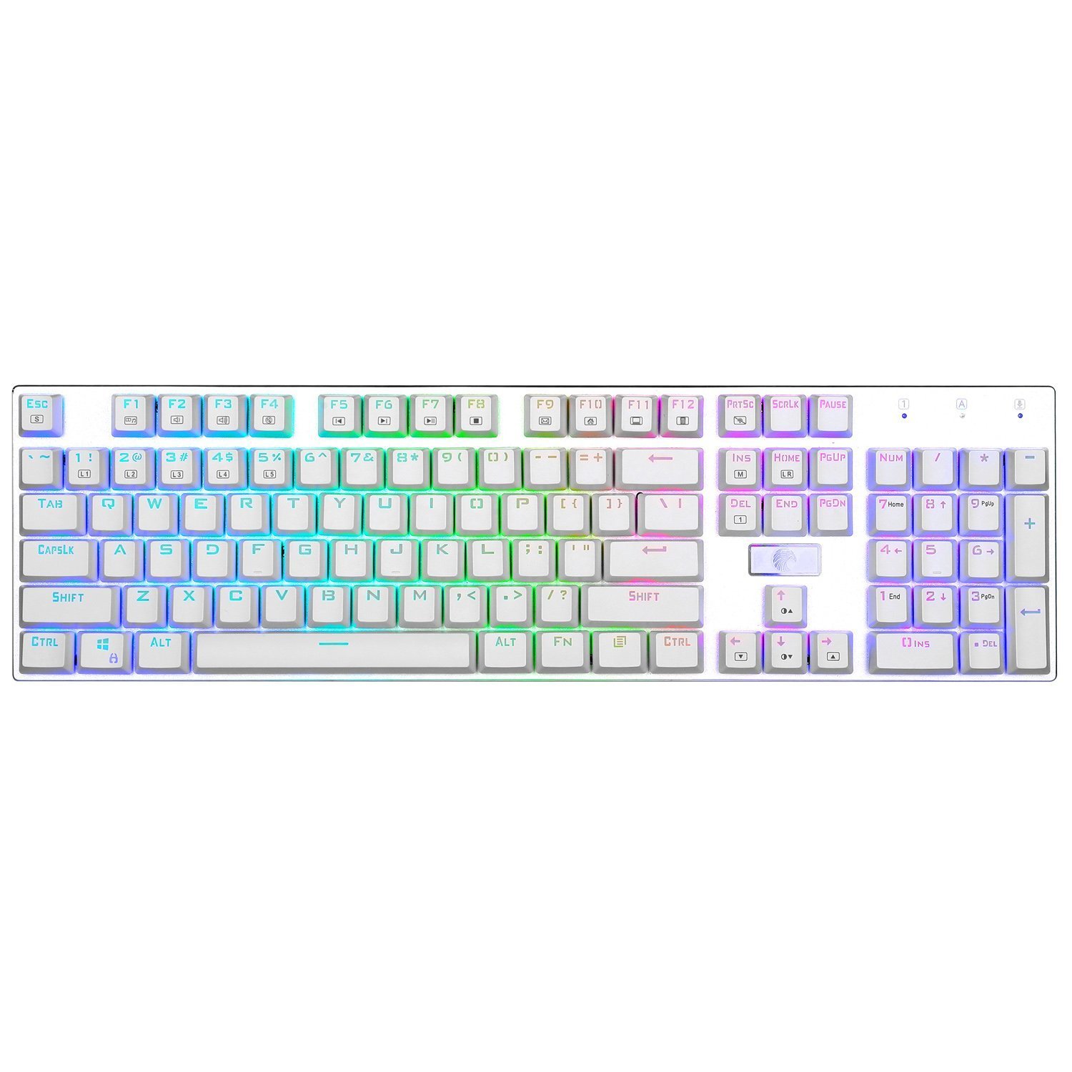 Amazon.co.jp: e元素メカニカル式ゲーミングキーボード104キー 赤軸 