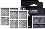 LG OEM Refrigerator Air Filter Replacement (2 Pack) - Compatible with LG LT120F, Kenmore Elite 46-9918, ADQ73214402, ADQ73214403, ADQ73214404, ADQ73334008