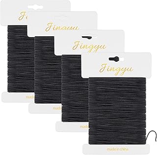 AUAUY 4 Pack Elastic String for Bracelets, 1mm 40m Beading Cords, Durabl...