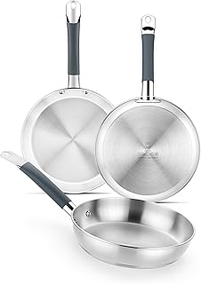 Bra Master 3 sartenes 20, 24, 28cm Acero Inox