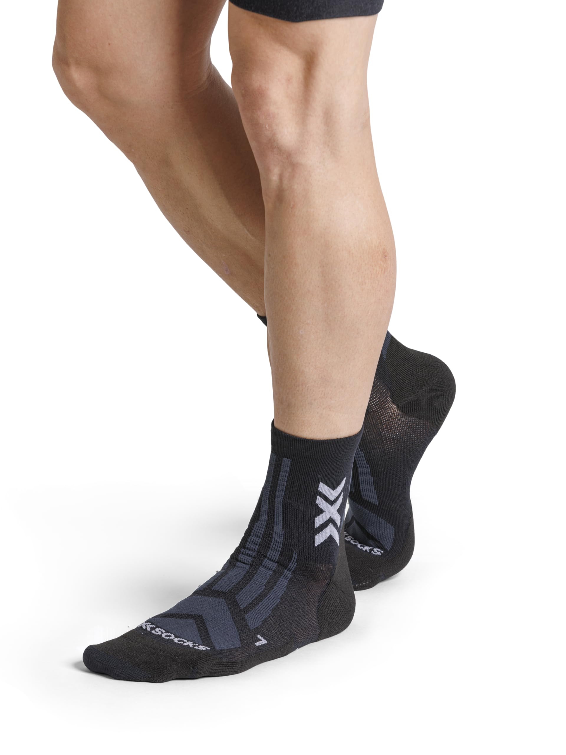 X-SOCKS Hike Discover chaussettes - Respirabilité ultime, protection contre les ampoules, résistance aux odeurs, confort accru et durabilité - Bleu Twyce/Bleu, 35-38