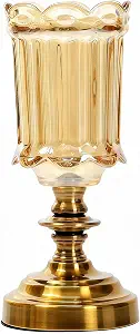 Vintage Antique Victorian Gold Brass Flower Vase, Baroque Rococo Old Money Nancy Meyers Ornate Traditional Home Room Bedroom Decor