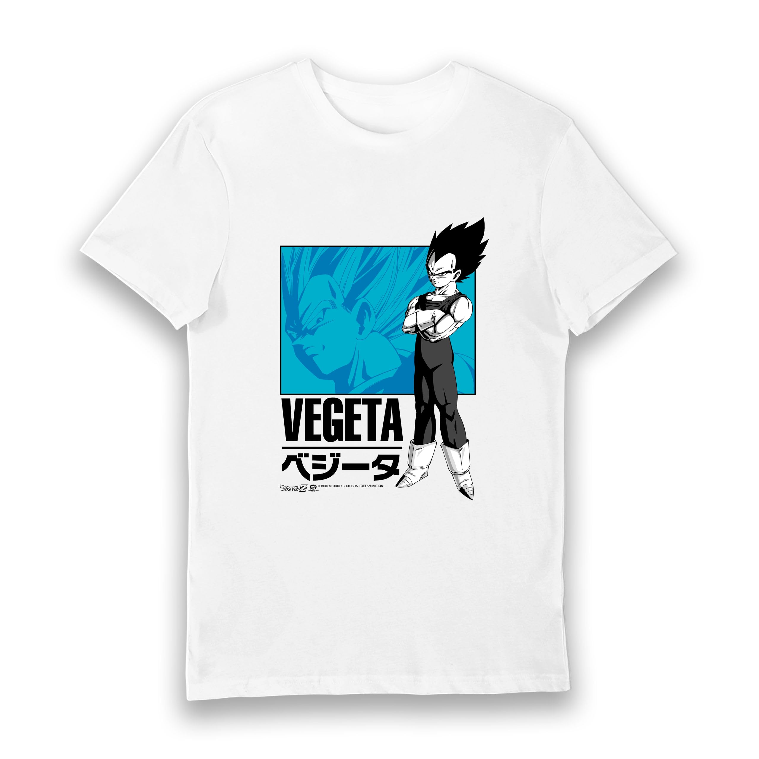 Bioworld Dragon Ball Z Vegeta T-Shirt White-S