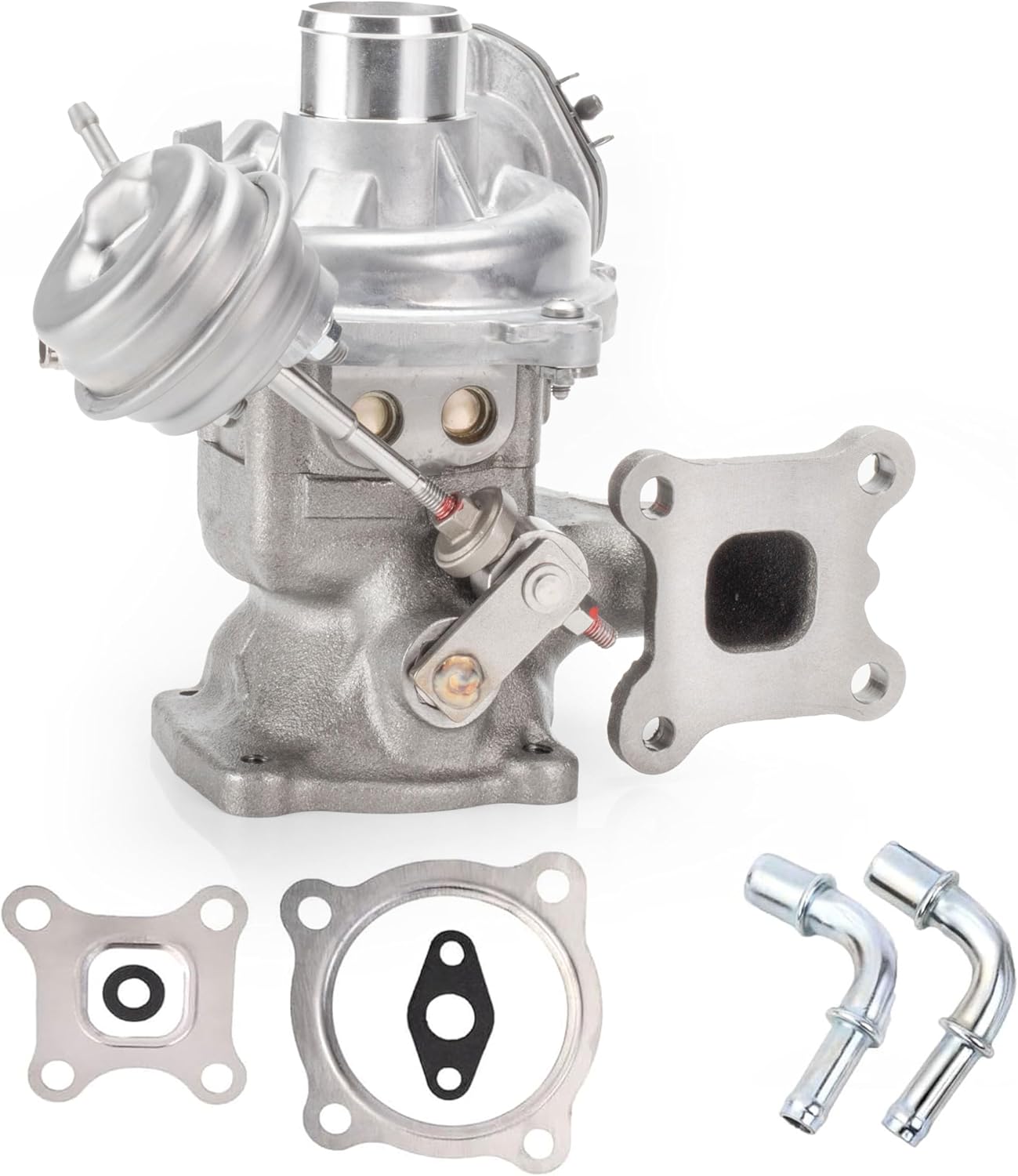 Complete Turbocharger Kit with Gasket Compatible with 2012-2021 Ford EcoSport Fiesta Focus B-MAX & GRAND C-MAX & Tourneo Connect & Transit Connect & 998 ccm 1.0 125 BHP 92