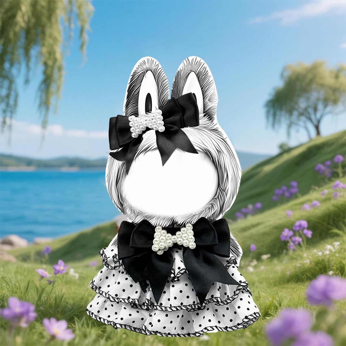 6.7 inch / 17 cm Doll Clothes Set, for 6.7 inch / 17 cm Doll High Luxury Clothes Set, 6.7 inch / 17 cm Doll Clothes + Hat Chic Luxury Accessories (Style A)