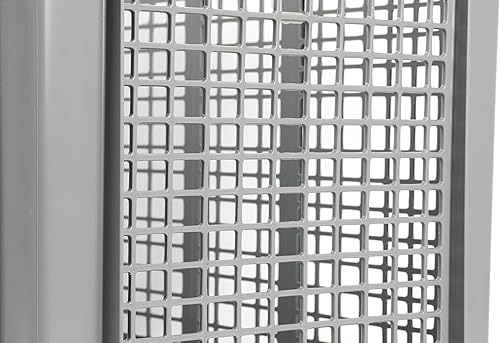 Miniatura 5 de Hudson Exchange 24 x 16 x 12 (paquete de 3) Contenedor de almacenamiento de malla recta con mango de pared, gris