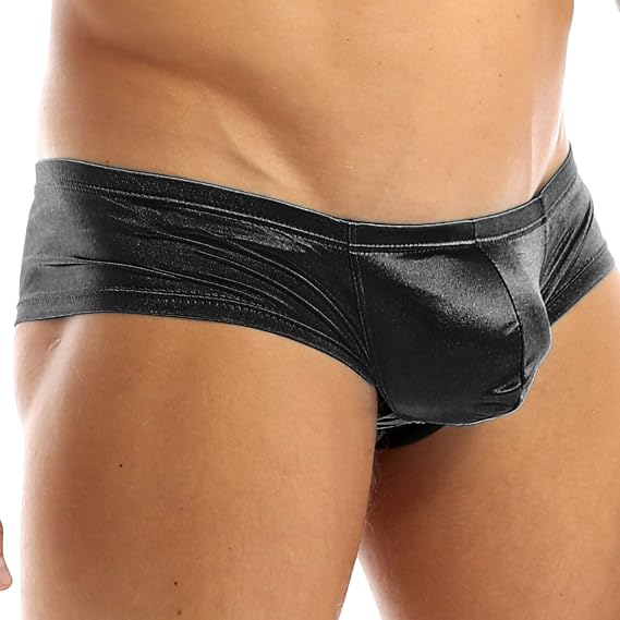 CHICTRY Men's Low Rise Bulge Pouch Enhancing Cheeky Bikini Briefs Underwear