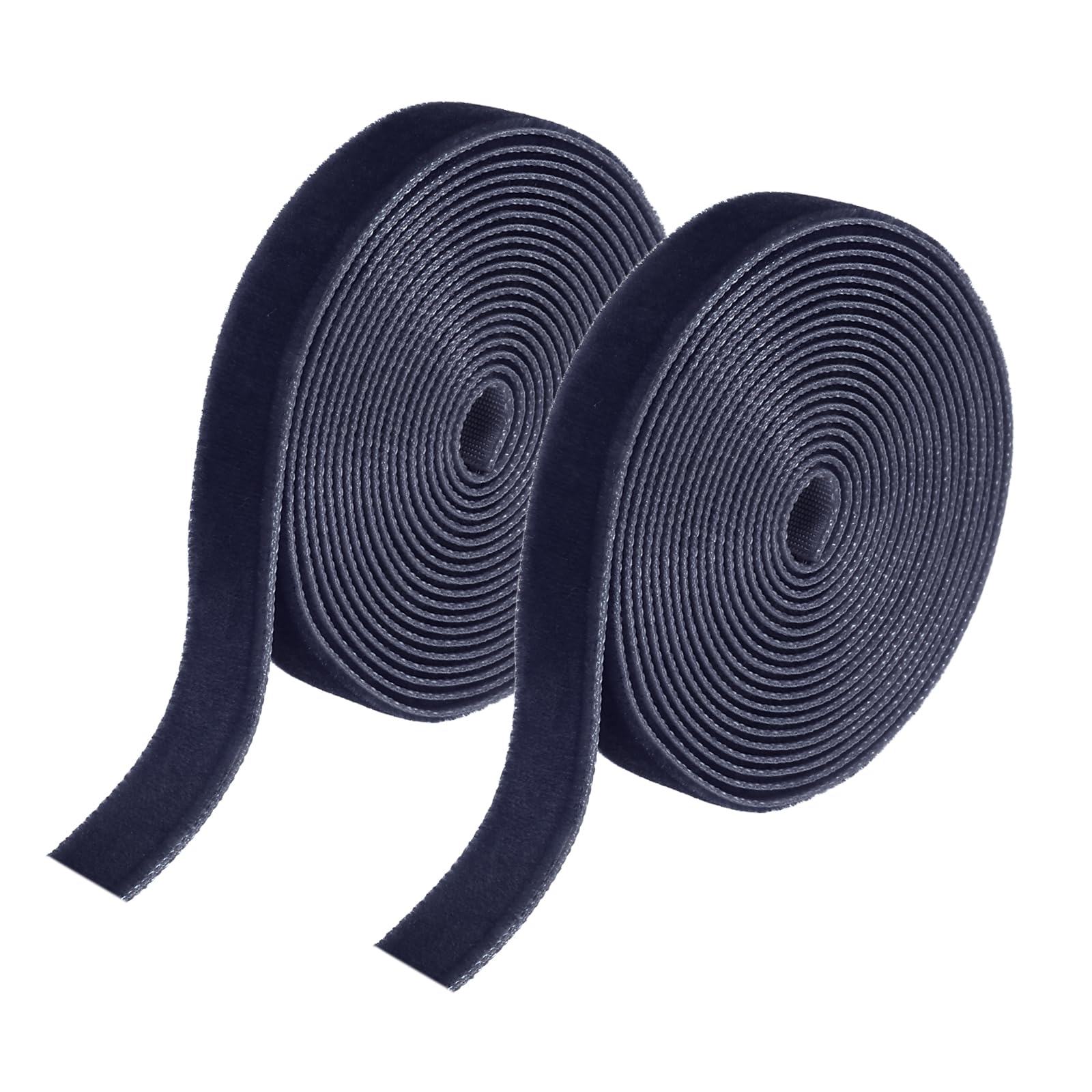 sourcing map Velvet Ribbon 1cm x 3.6m Single Face Spool Navy Green — image 1