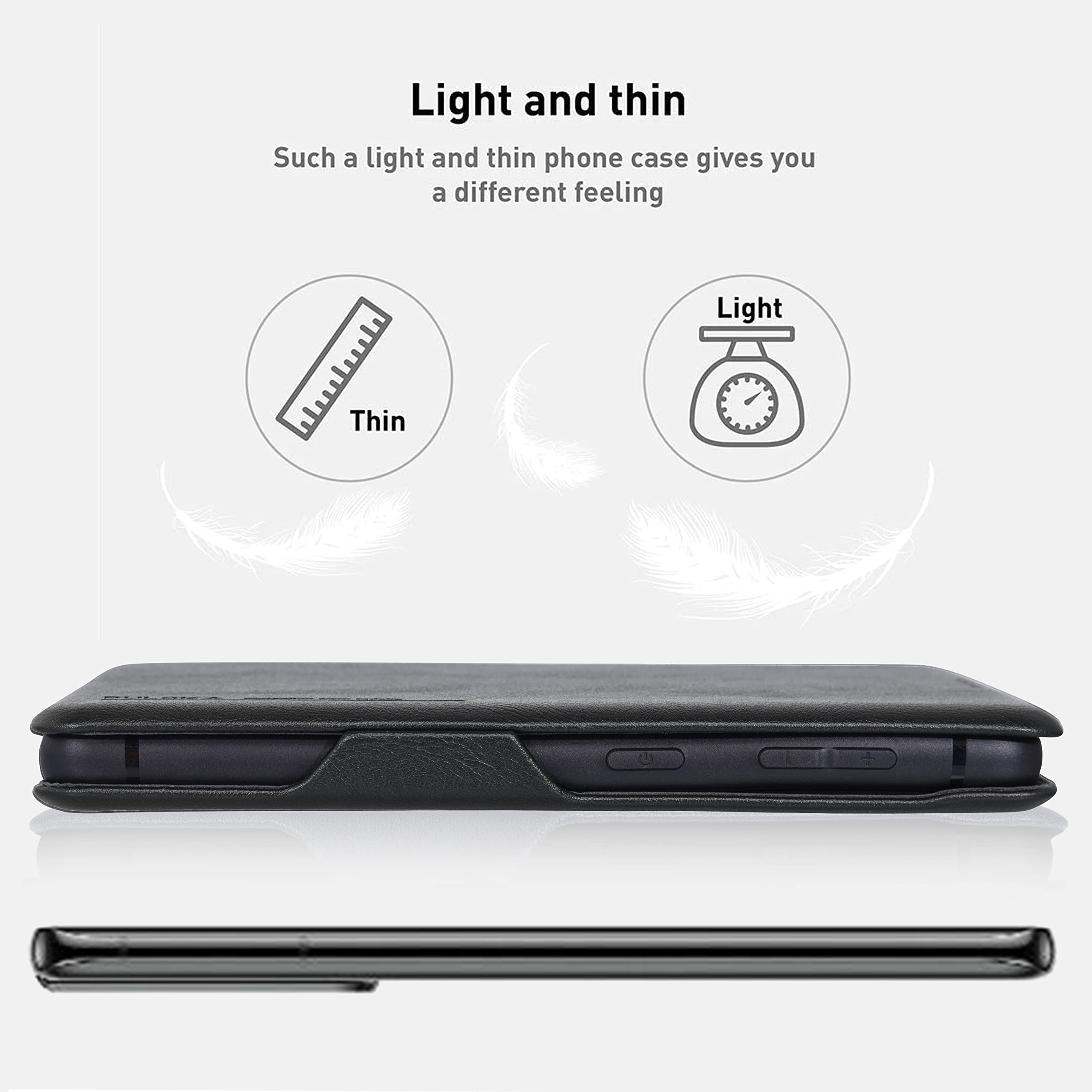 PULOKA Samsung Galaxy S21 Leather Flip Case -5