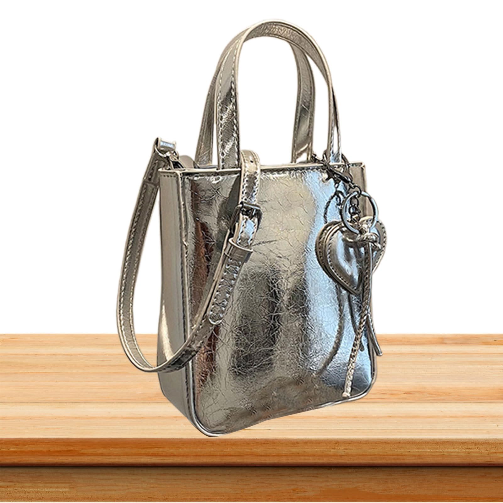 Eimertasche, Einkaufstasche für Damen | PU Eimer Handtaschen Klein Handtasche | Arbeitstasche für Frauen, Hobo Taschen Umhängetasche, lässige Tote Bag für