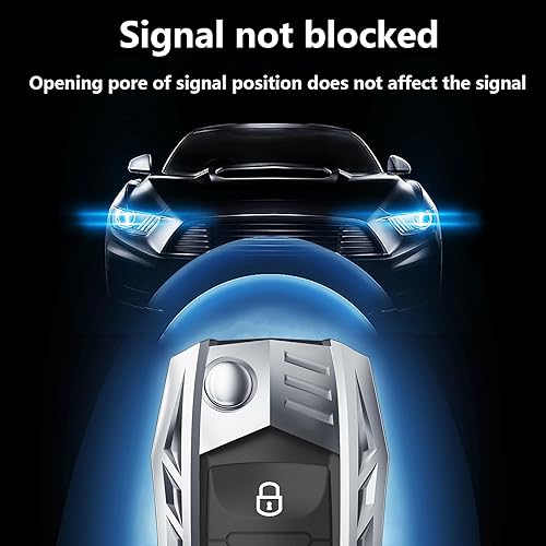 Miniatura 4 de Funda para llavero Volkswagen con llavero, elegante y duradera funda de protección de aleación de zinc compatible con VW Golf GTI Jetta Passat