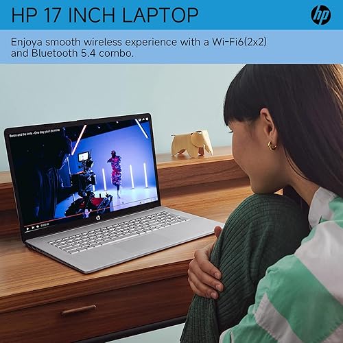 Miniatura 5 de HP Computadora portátil 17, pantalla HD+ de 17.3", Intel Core i5-1334U, 32 GB de RAM, SSD de 1 TB, huella digital, Windows 11 Pro, plata natural