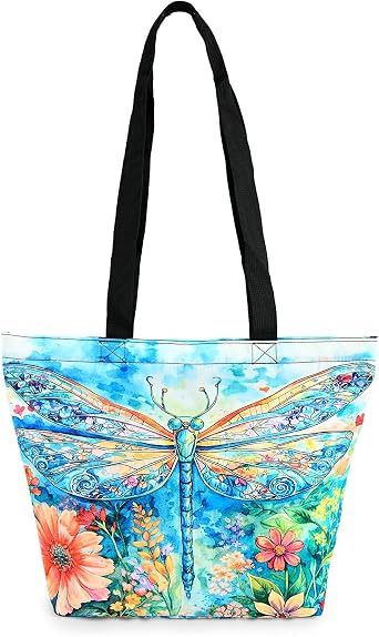 Women Tote Bag Purse Handbag Zipper Shoulder Bag for Work Travel Gym Shopping