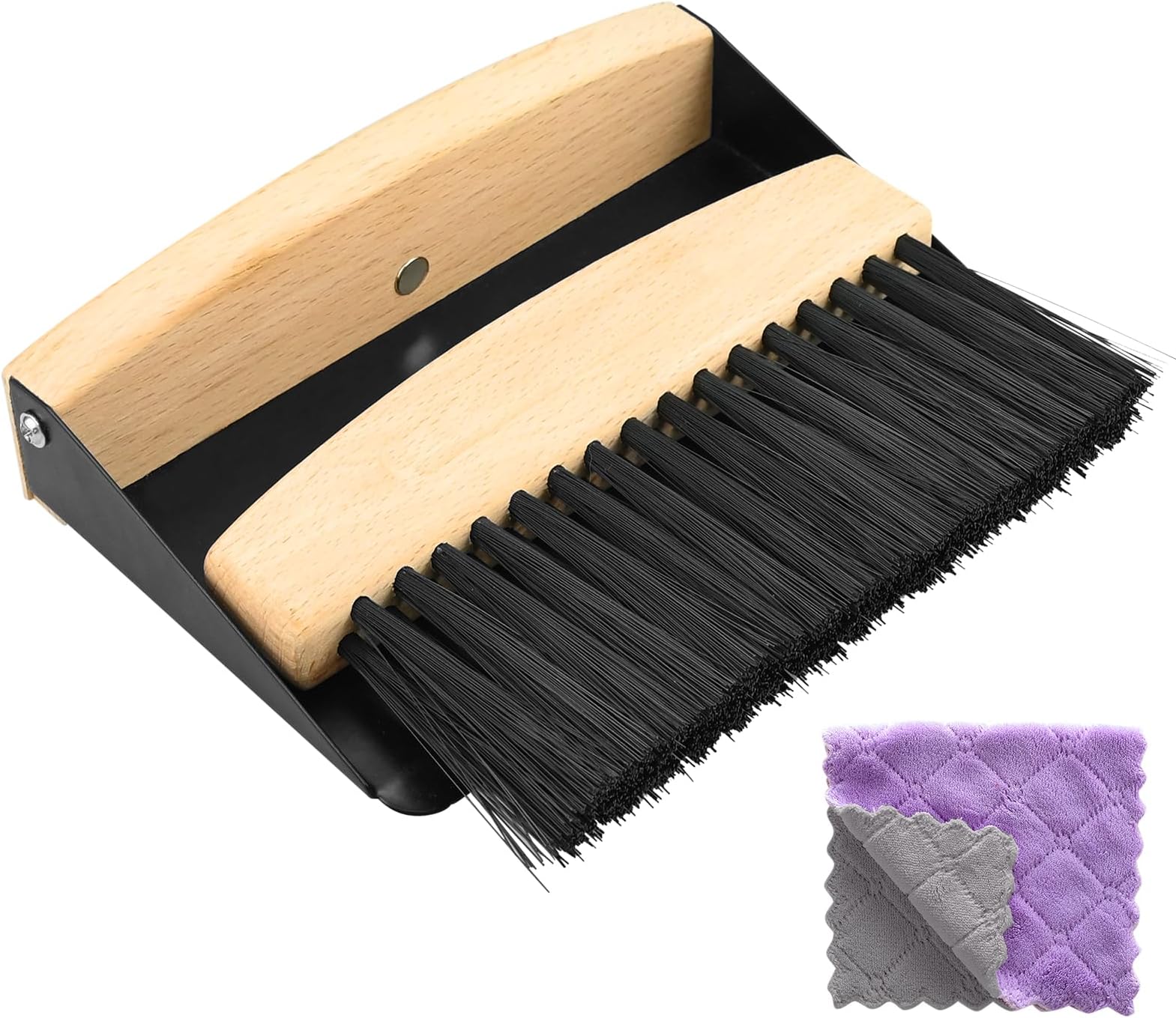 2er Set Mini-Handfeger Mit Kehrschaufel - Süße Kleine Besen Für Schreibtisch & Home-Office