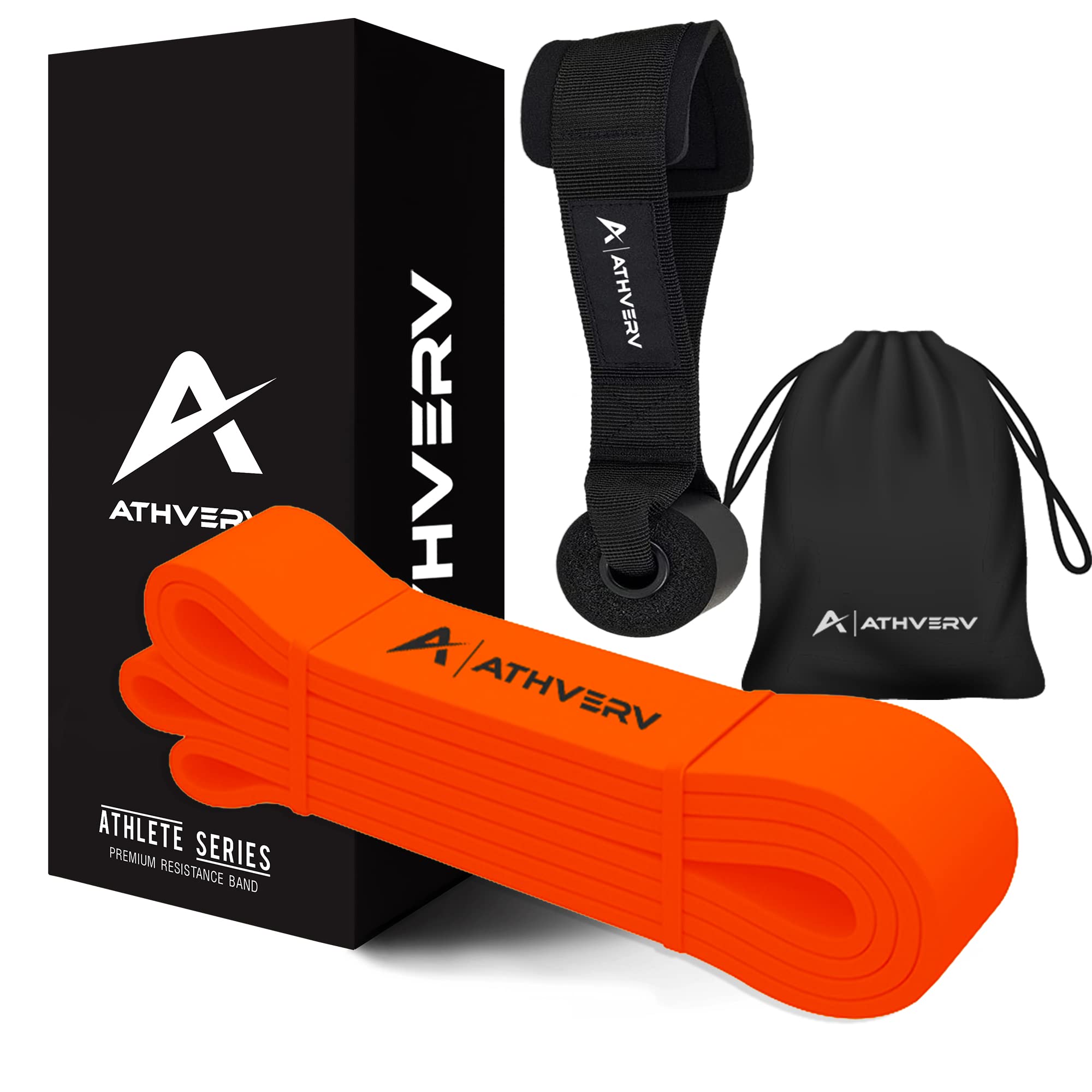 ATHVERV Heavy Resistance Natural Rubber Assist Band with Door Anchor for Pull Up Stretching, Mobility Workouts, Home Fitness and Exercise (Green) (B09T78MSPG) Amazon Price History, Amazon Price Tracker