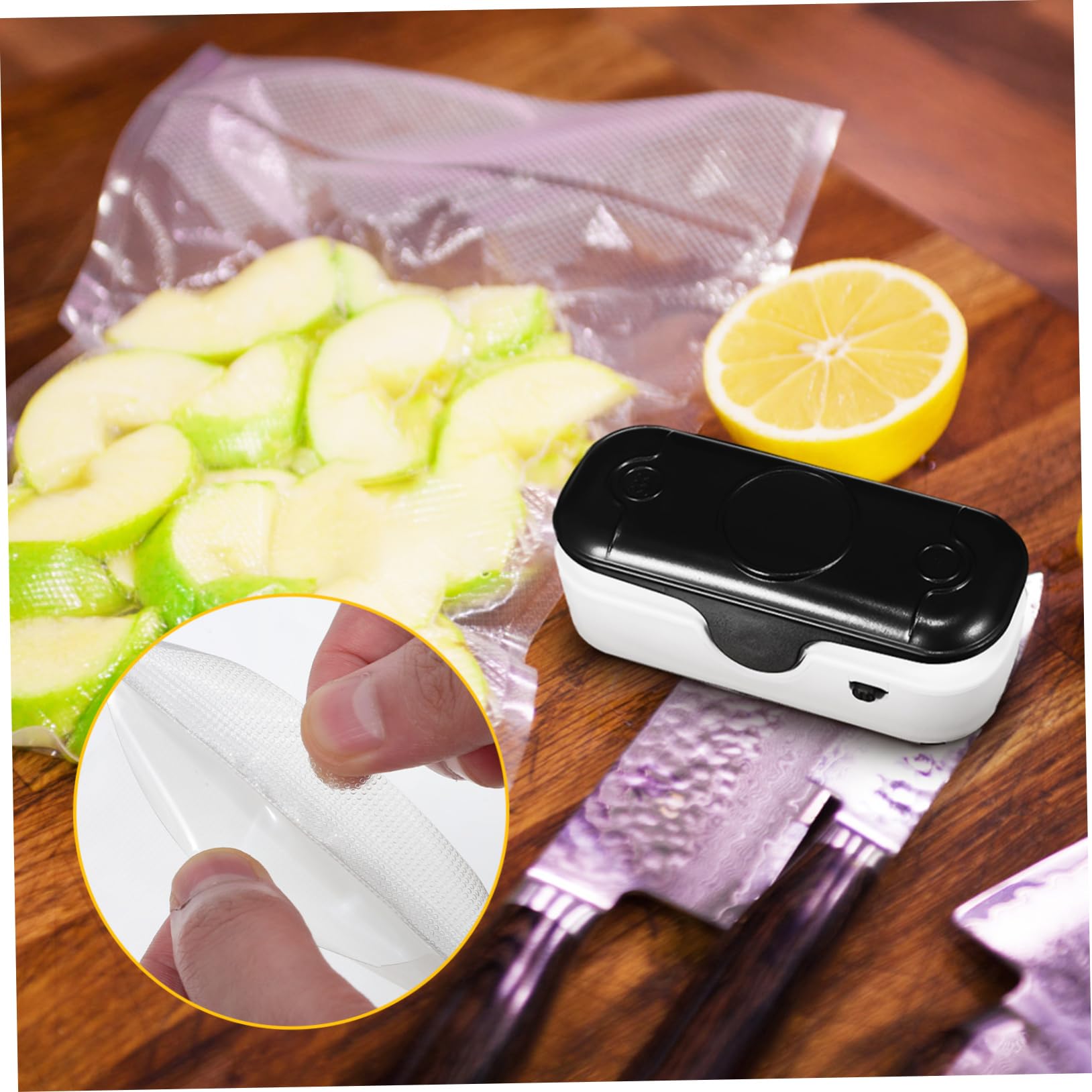 Gatuida 5pièces Scelleur De Portable Rechargeable Machine De Scellement Thermique Compacte Pour Rangement Facile Pour Et Camping