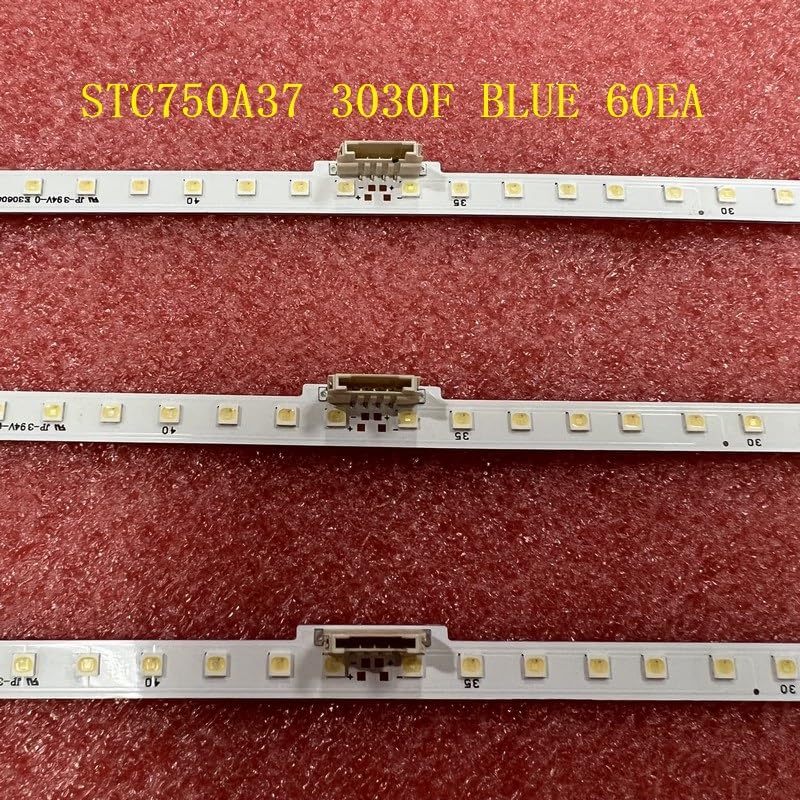 Bande de rétroéclairage LED Compatible Fit for Samsung GQ75Q60RGT QE75Q60RAT QE75Q60R QN75Q60RAP QA75Q60RAJ QN75Q60RAG QN75Q60 QN75Q60RAF QN75Q6DRAF