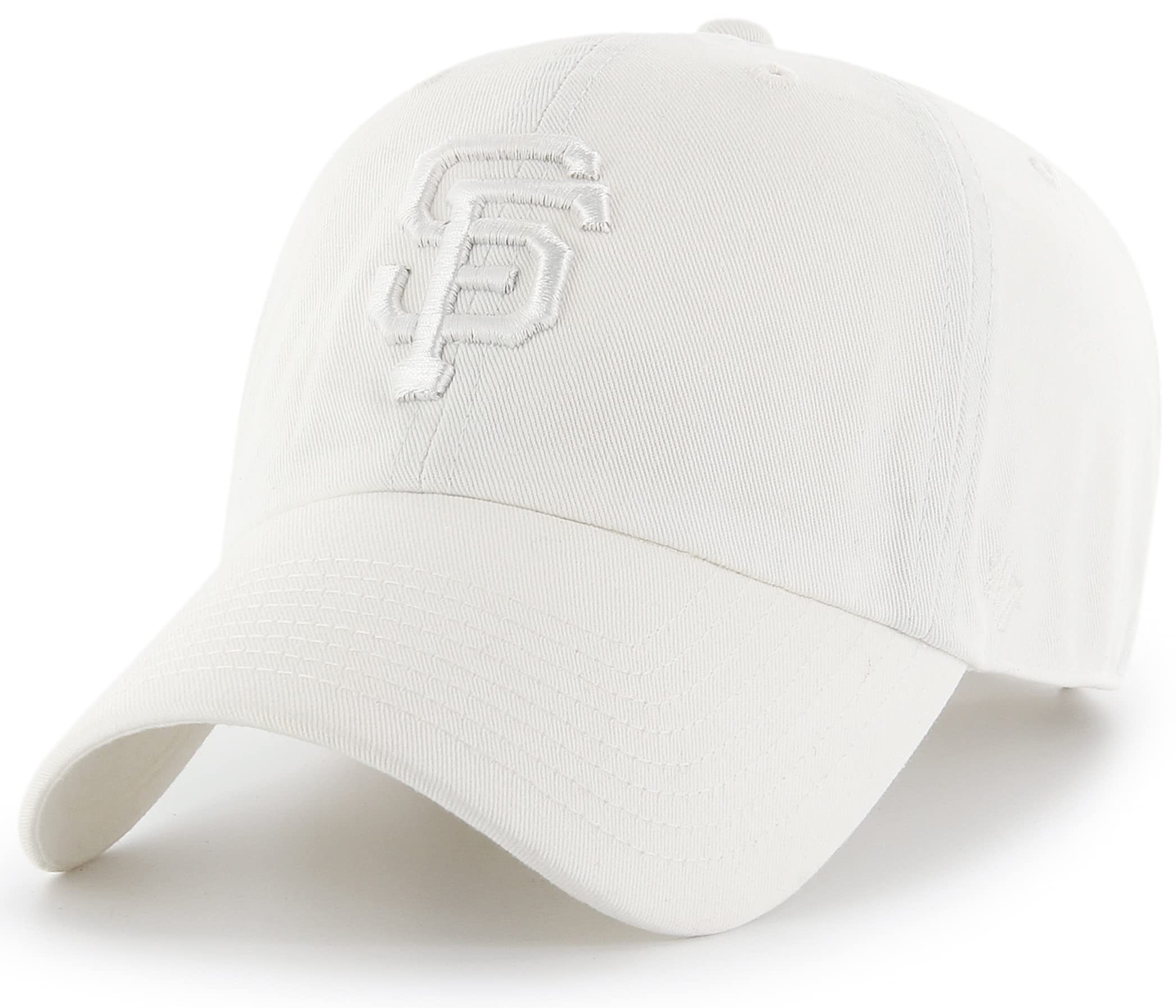 '47 New York Yankees Adjustable Cap Clean Up MLB, San Francisco Giants White/White, One Size