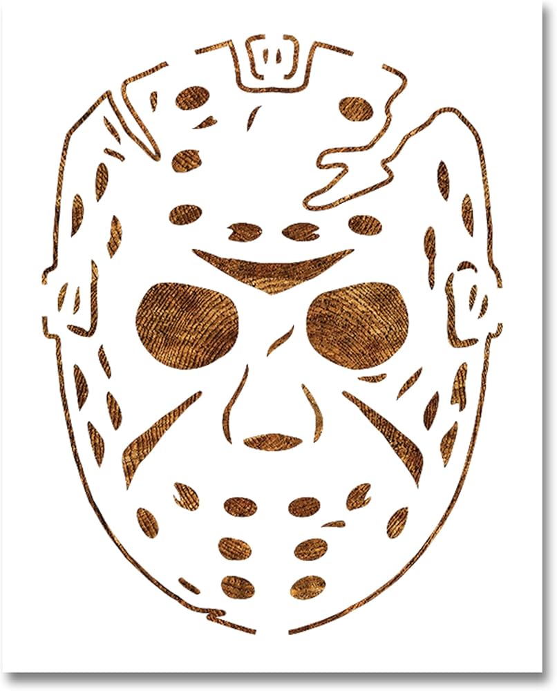 Amazon.com : Jason Mask Stencil - Size Options - Jason Voorhees - Reusable Color, Draw, & Paint Stencil (6 amazon-com-jason-mask-stencil-size-options-jason-voorhees-reusable-color-draw-paint-stencil-6-x7-arts-crafts-sewing
