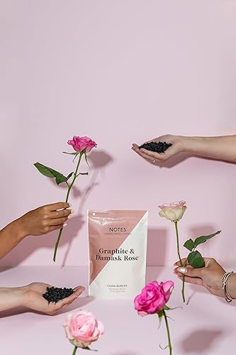 Miniatura 6 de NOTES Recambio de vela sostenible  Fragancia no tóxica, cuentas de cera natural (cera de abejas, salvado de arroz y soja), mecha de algodón y