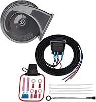 Vista 2 de Kit de bocina FARBIN para ATV con interruptor basculante, luz LED y arnés, compatible con ATV, UTV, RZR, lado a lado, Dune Buggy, Sportsman, Sand