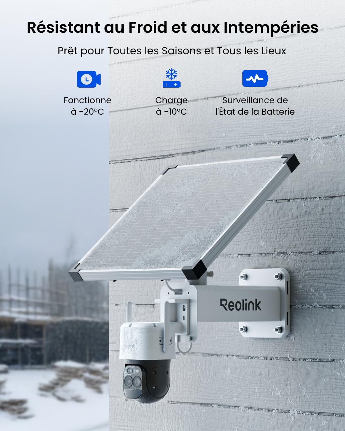 Reolink PTZ Caméra 4G Double Objectif, Autonomie 250J, TrackMix LTE Plus 2