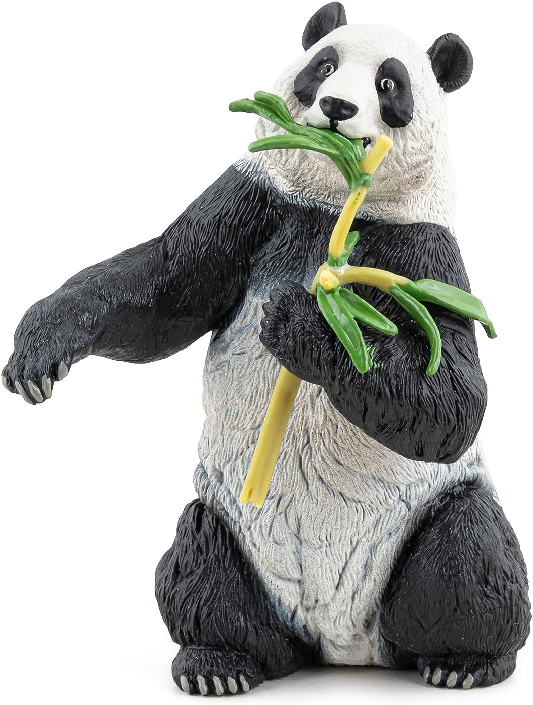 Hand painted - Figurine - Panda with bamboo - 50294 - Wildlife animals - Collectible - For Children - Suitable for Boys and Girls - From 3 years old