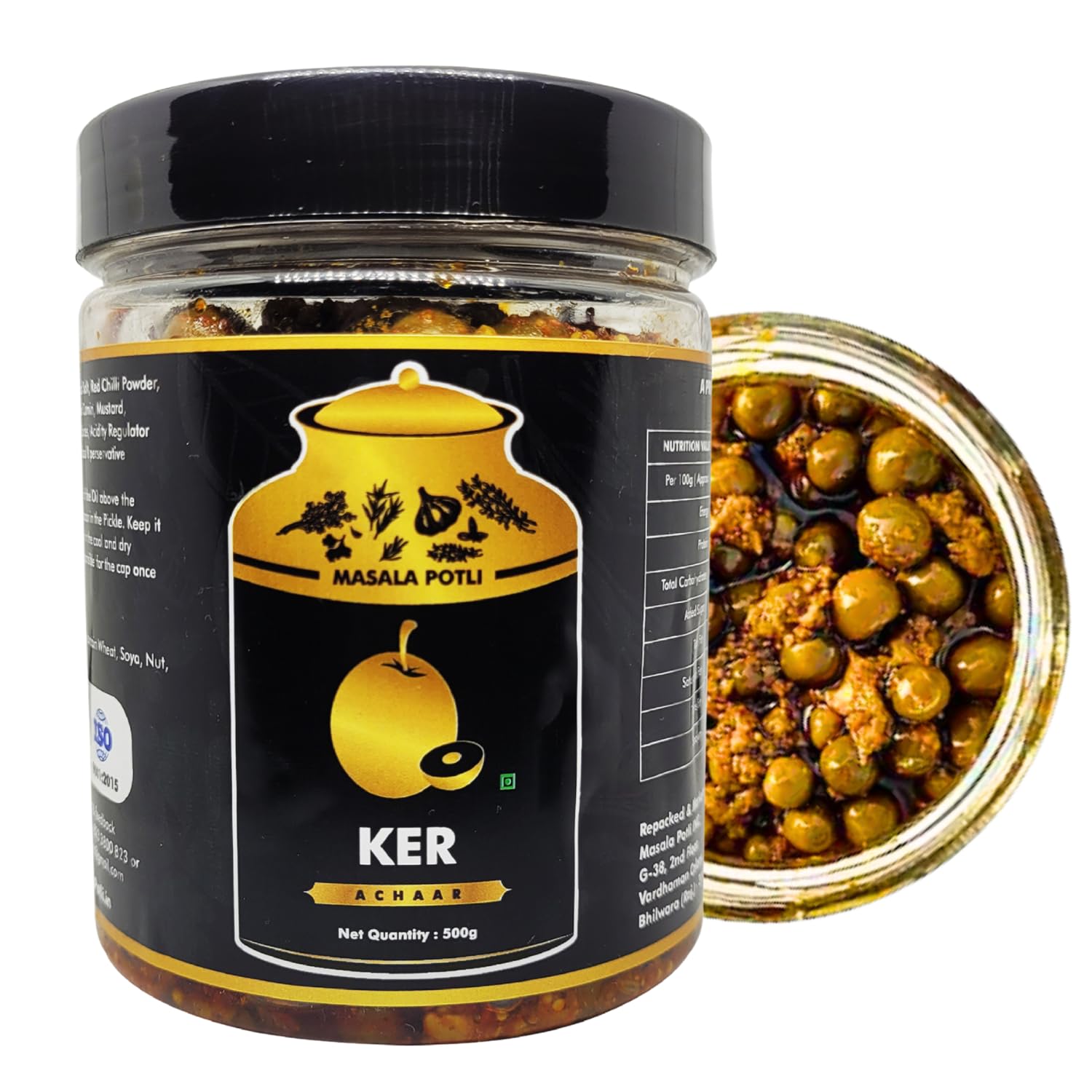 Masala Potli Rajasthani Ker Pickle 500gm, Authentic Traditional Pickles in Fresh, Spicy and Tangy Flavor, Homemade Marwadi Style Indian Achar-picture-26