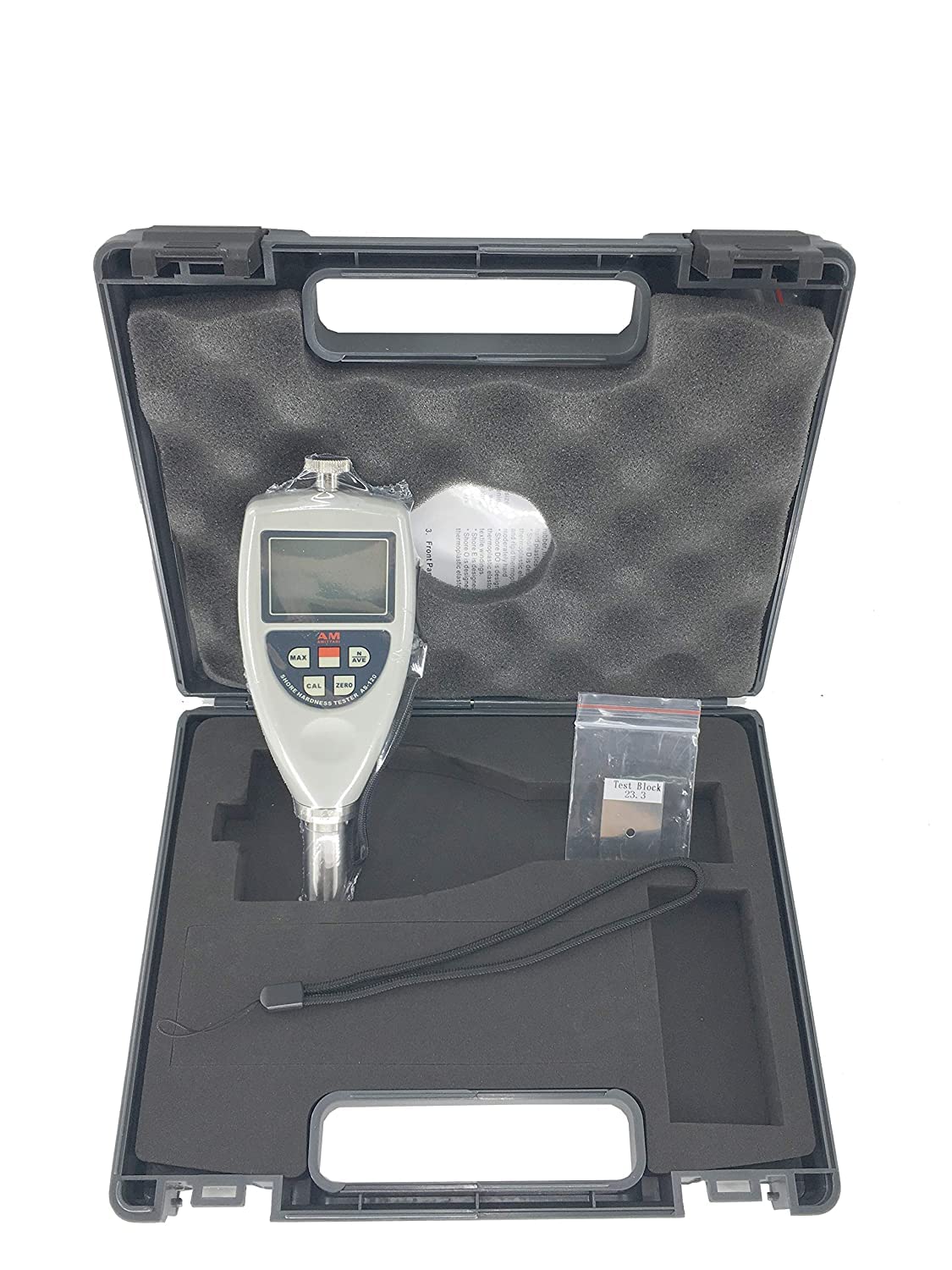 Amazon ポータブルショア硬度計 ショア硬さ試験機 90Aを超える20Dを下回る硬度値 範囲10〜90H 適度に硬いゴム、熱可塑性