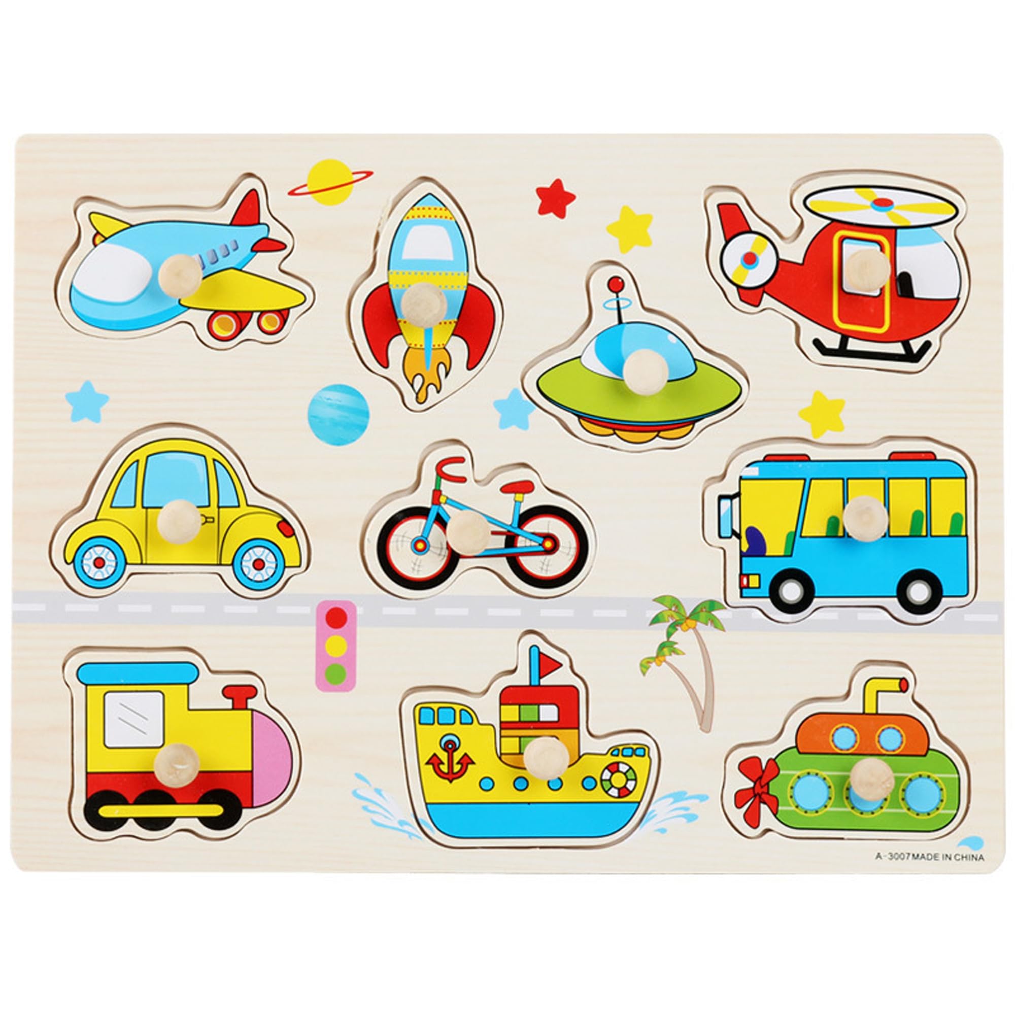 はる様⭐︎専用 Amazon.co.jp: DELUXEFOX 木製パズル 子供 型はめパズル