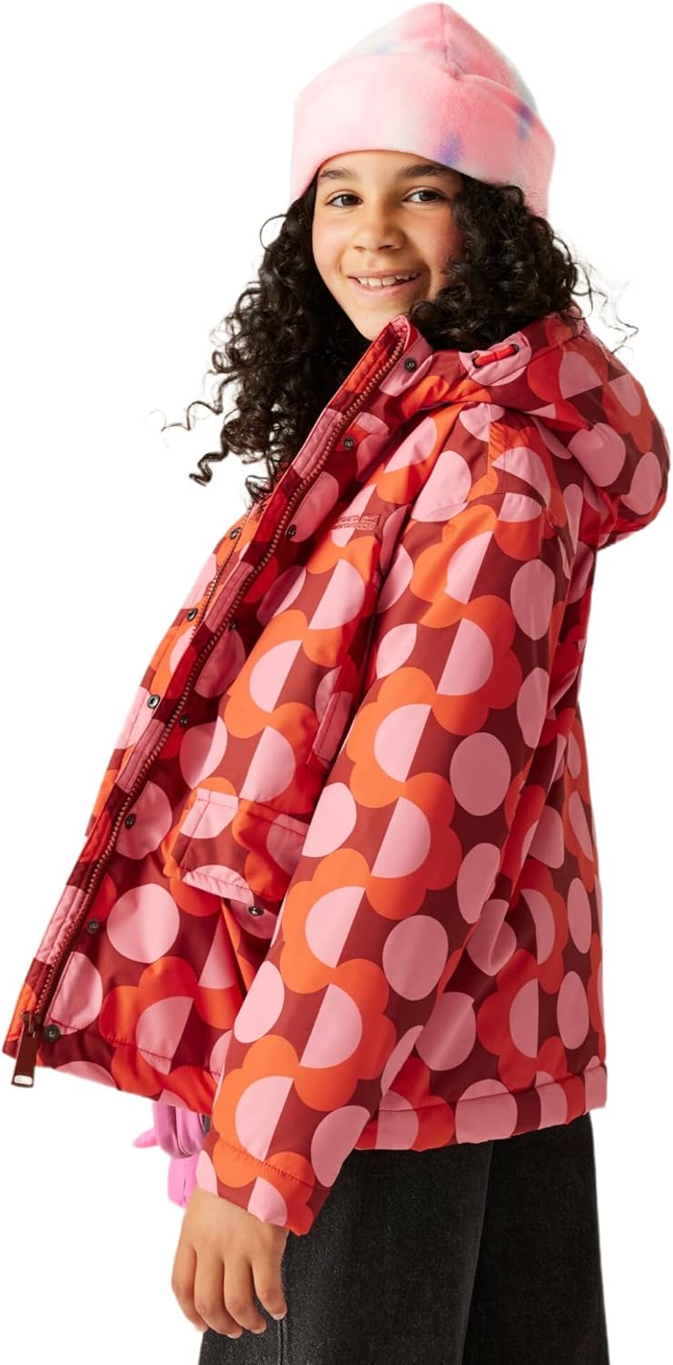 Regatta x Orla Kiely Girls Waterproof Jacket